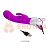 Estimulador de punto G con masejador de clitoris y carga USB